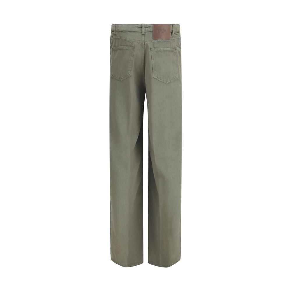 Bicolor Tencel Relaxed Fit Jeans