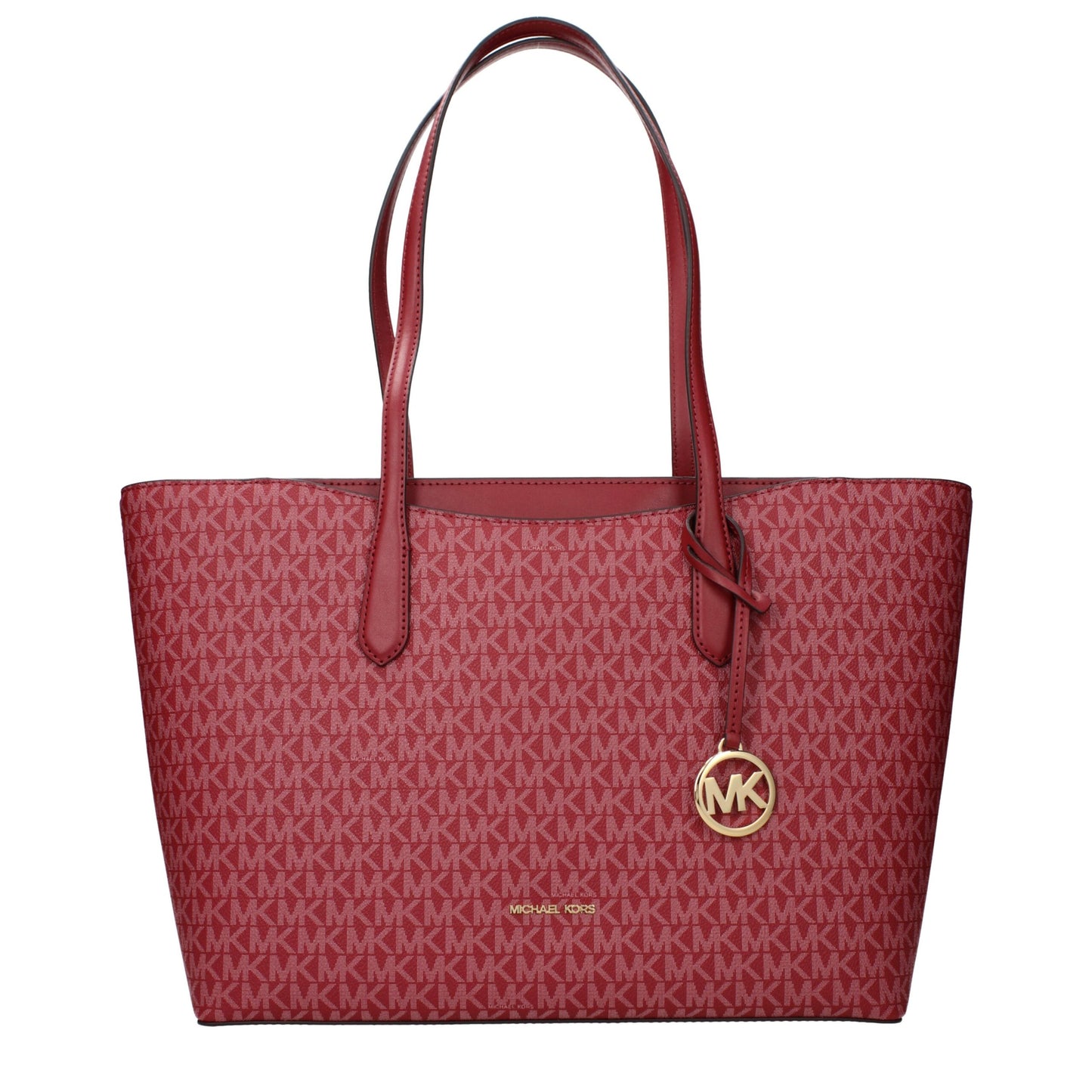Red Fabric Shoulder Bag
