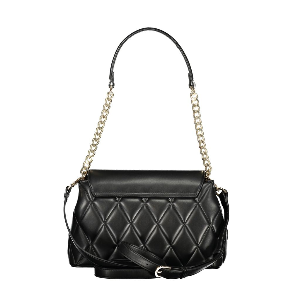 Nero Polyurethane Women Shoulder Bag