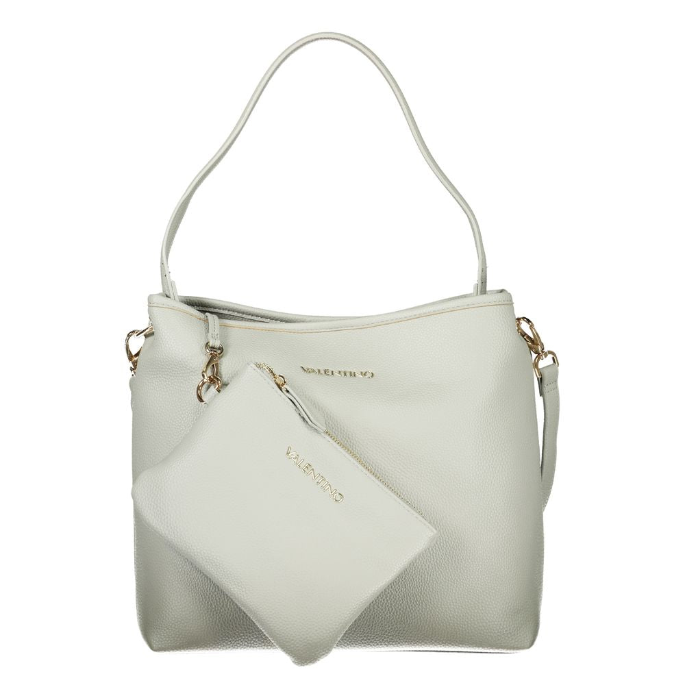 Grigio Polyurethane Women Shoulder Bag