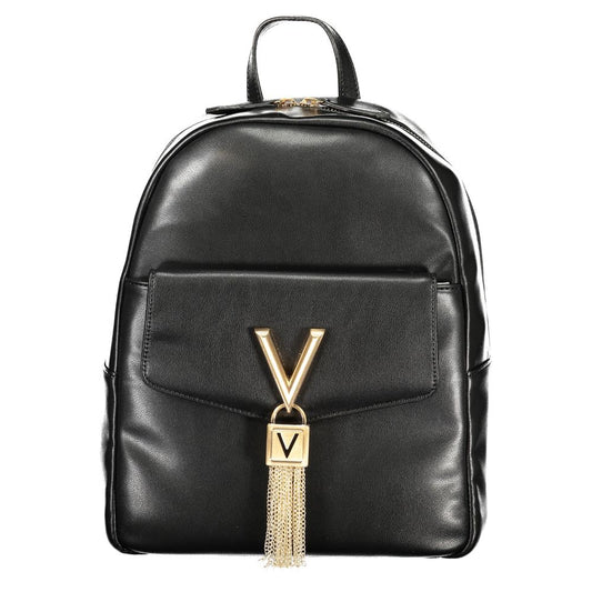Nero Poliuretano Women Backpack