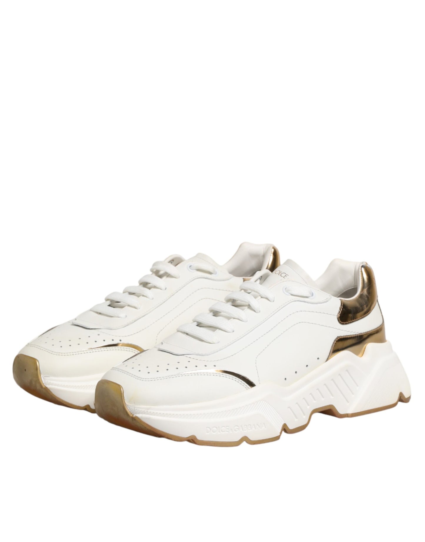 White Gold Daymaster Low Top Sneakers  Shoes