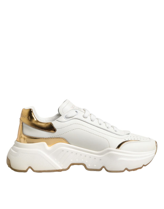White Gold Daymaster Low Top Sneakers  Shoes