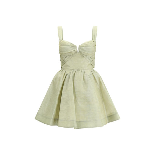 Bicolor Linen Casual Dress