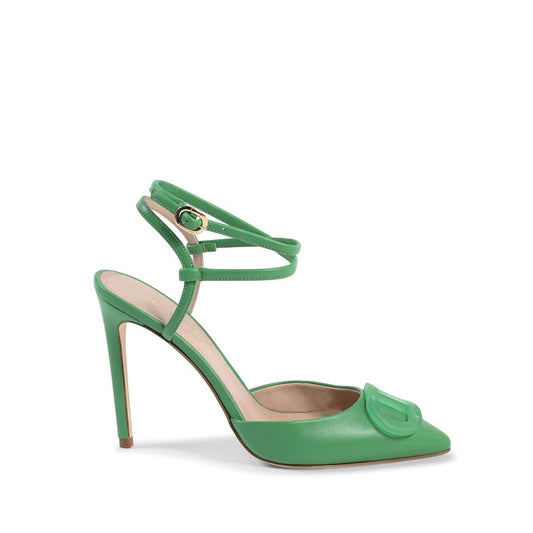 Bicolor Leather Pumps