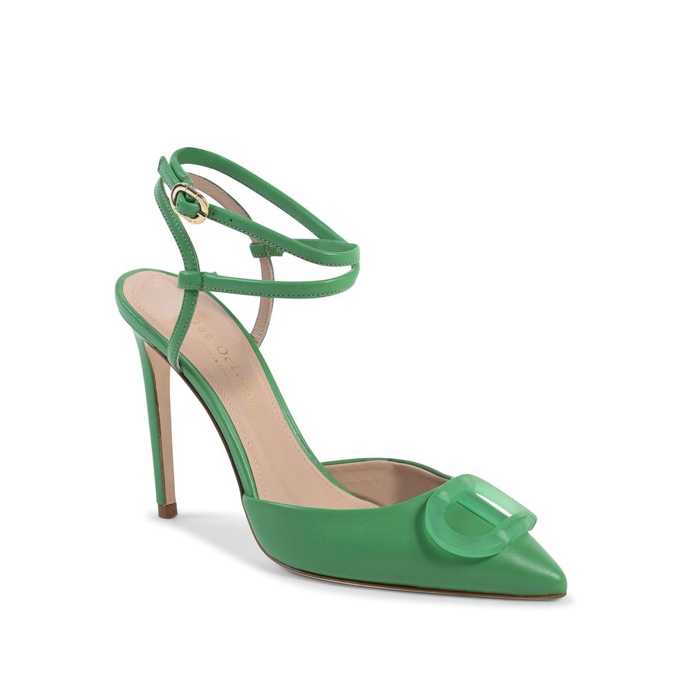 Bicolor Leather Pumps