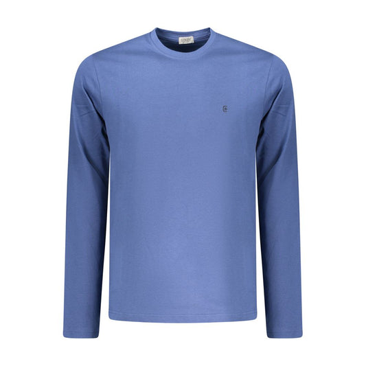 Blue Cotton Men's T-Shirt