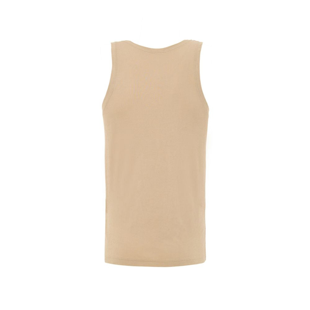Beige Cotton Sleveless Jacket