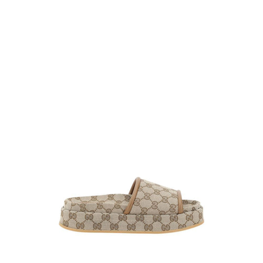 Beige Polyamide Sandals