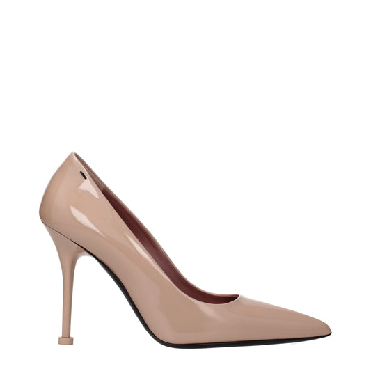 Pink Leather Pumps