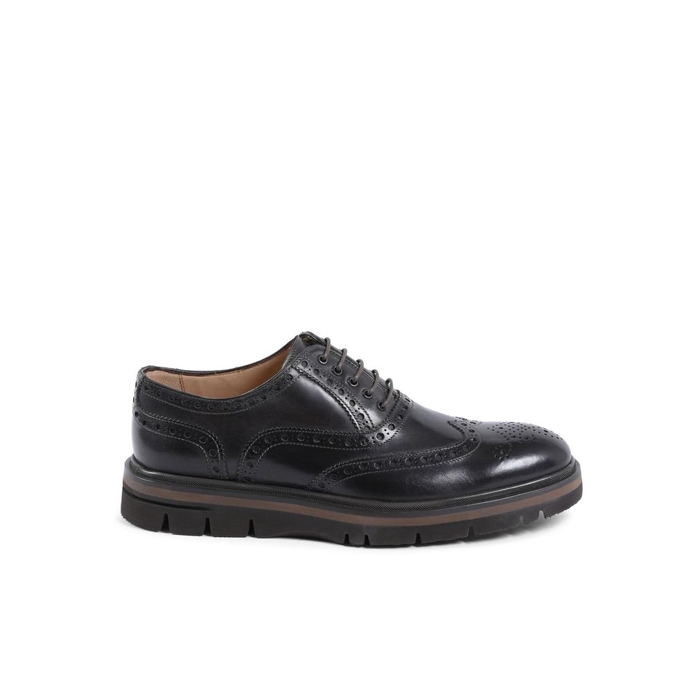 Brown Leather Oxfords And Derbies
