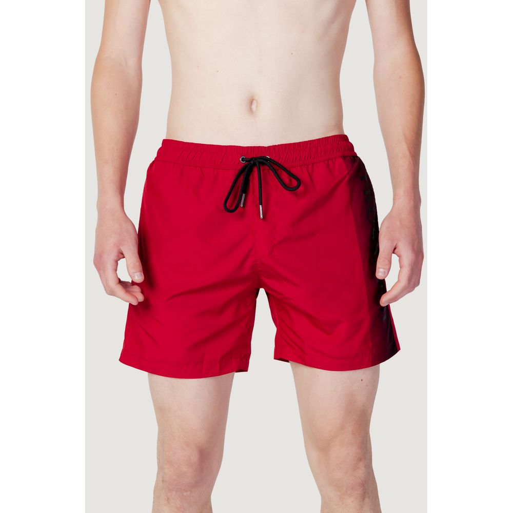 Multicolor Polyester Swim Shorts