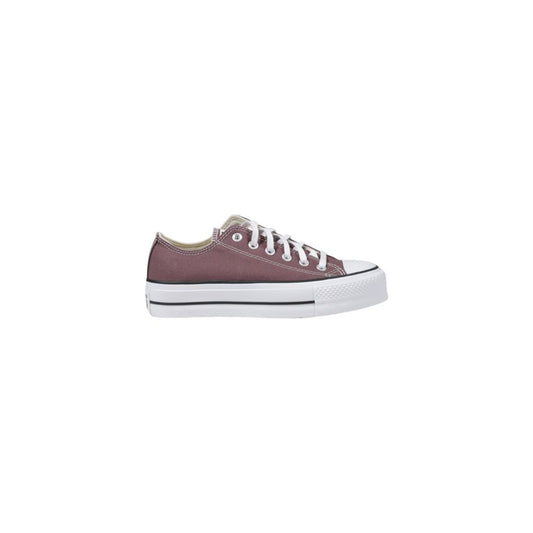 Purple Fabric Low Top Sneakers