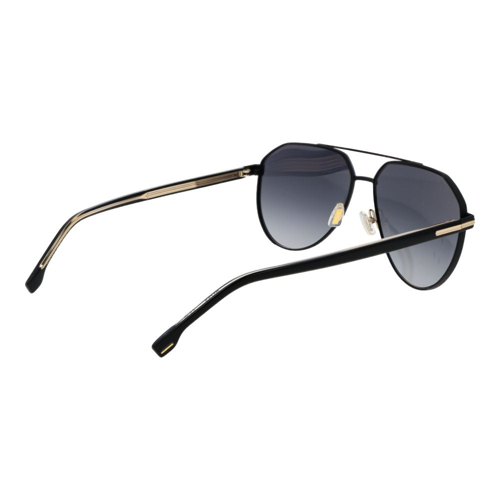 Gold Acetate & Metal Sunglasses