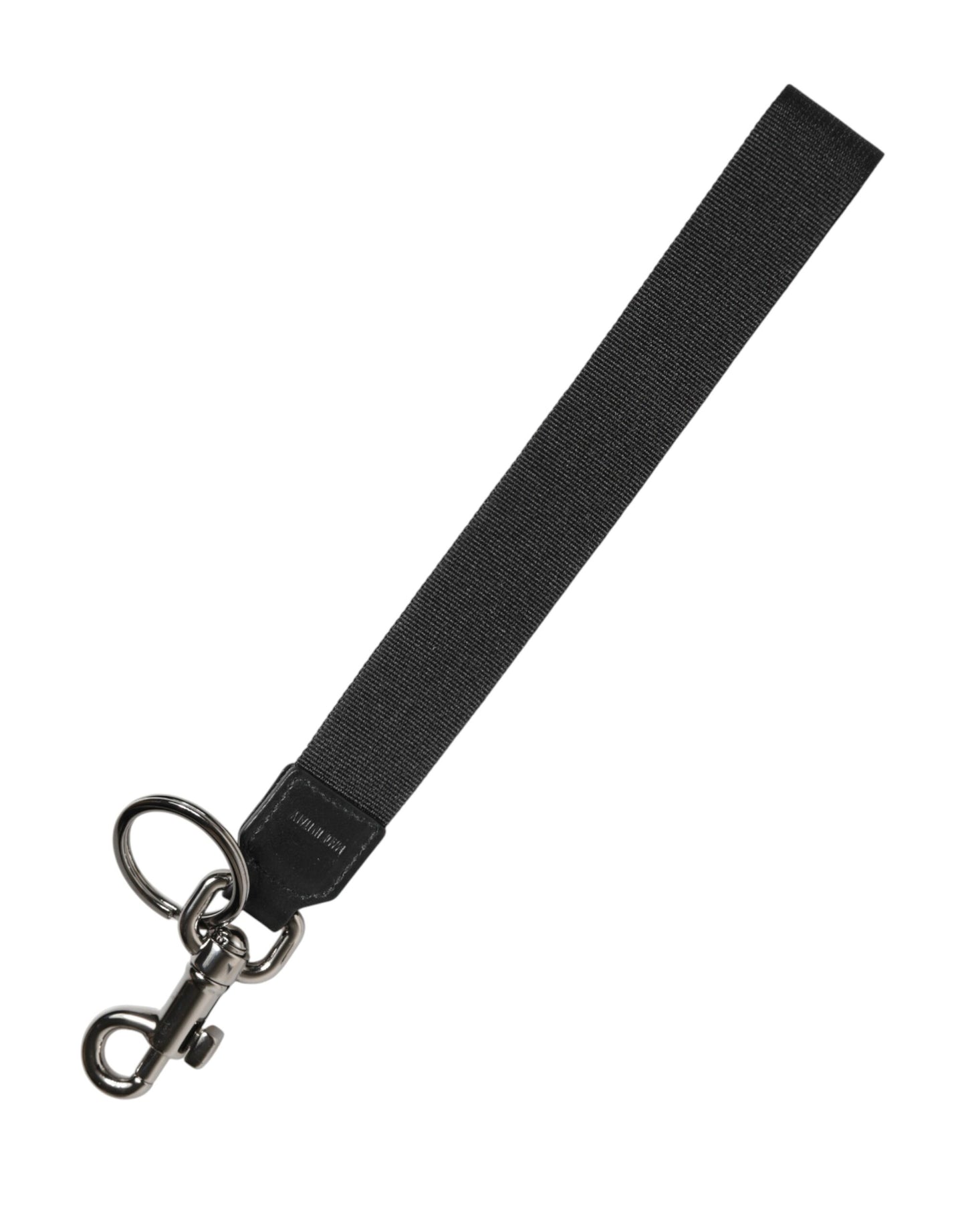 Black Blue Logo Polyester Brass Holder Keychain Keyring