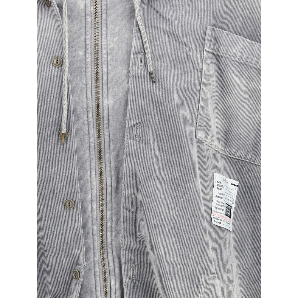 Gray Cotton Jackets And Coat