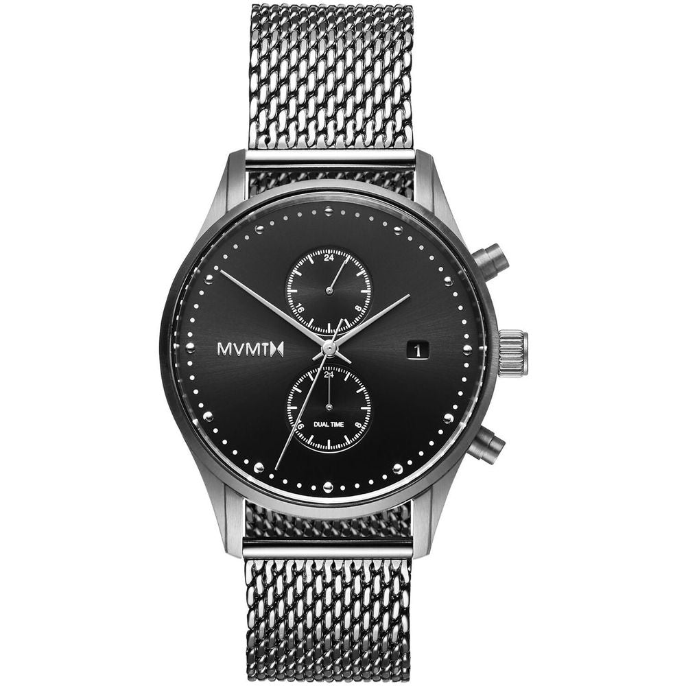 Gray Stainless Steel Dress Watch