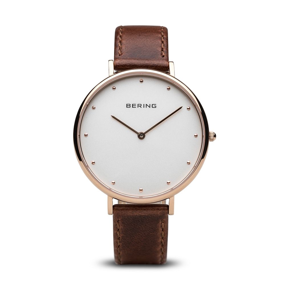 Brown Fur Dress Watch