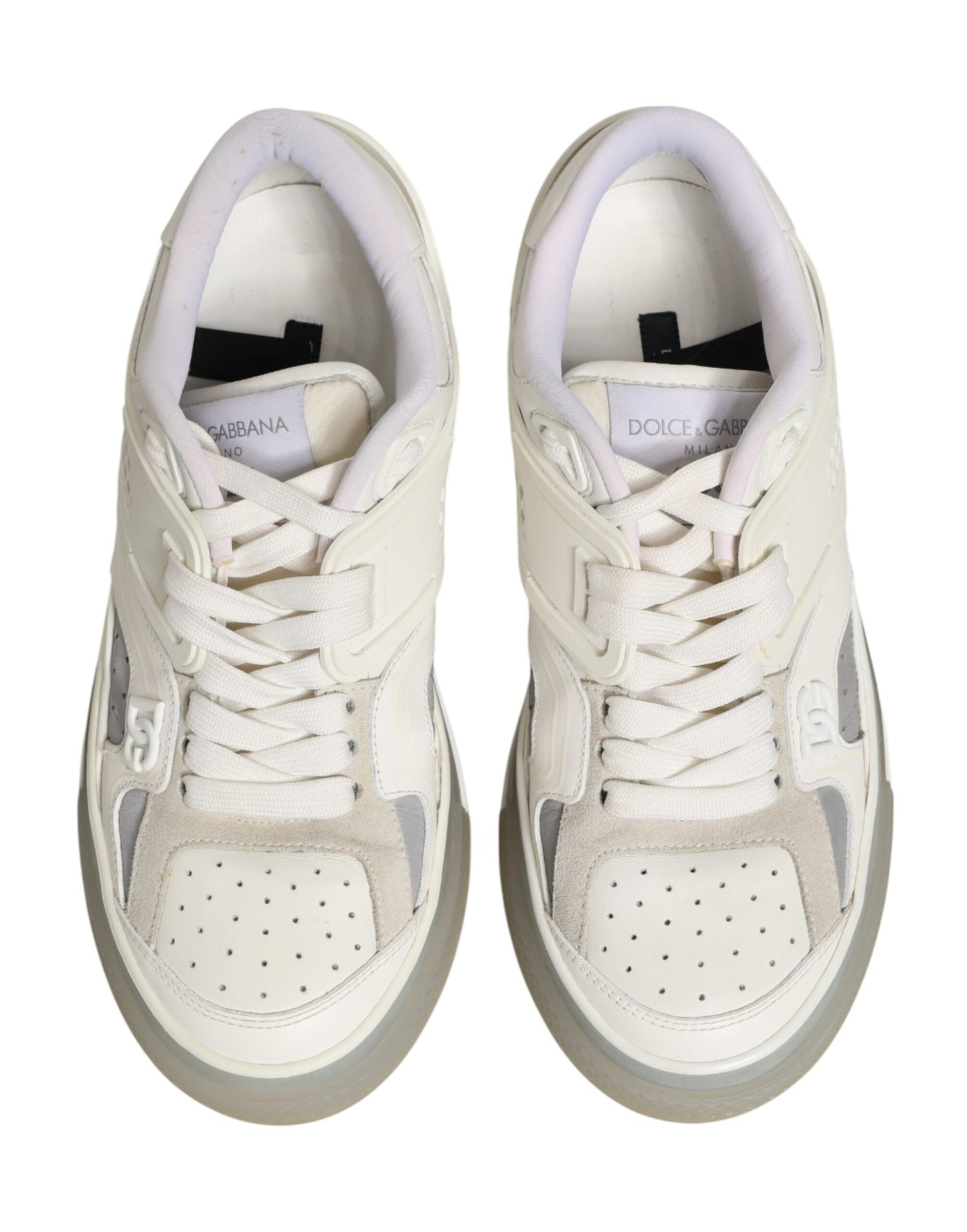 White DG Logo CUSTOM 2.Zero Sneakers Shoes