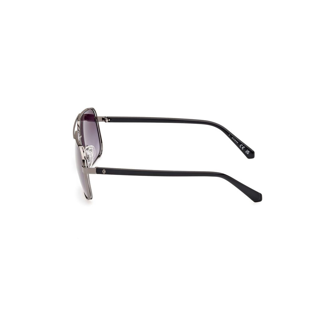 Gray Metal Sunglasses