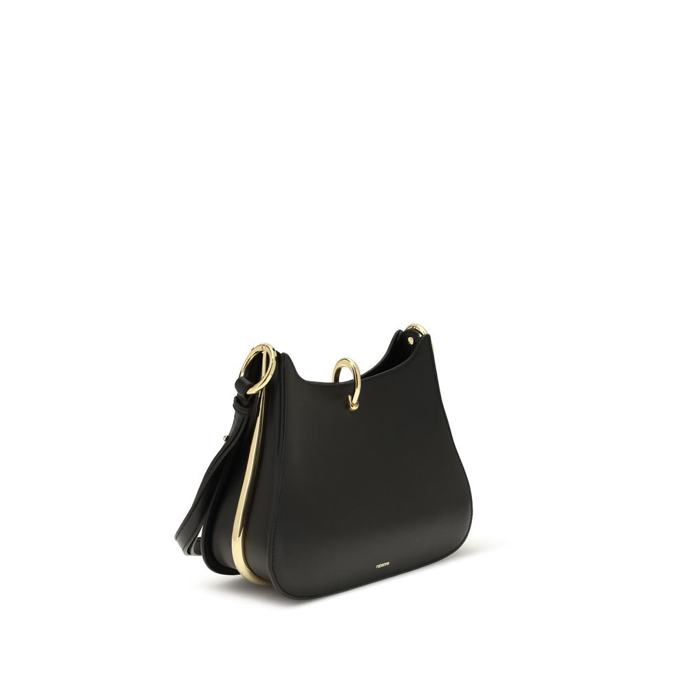 Black Calf Leather Bos Taurus Shoulder Bag