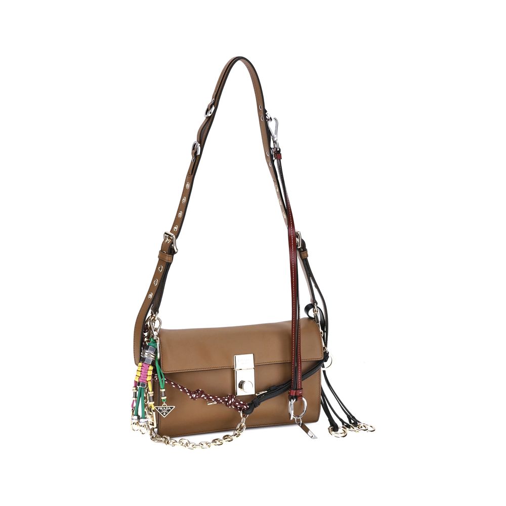 Brown Calf Leather Bos Taurus Shoulder Bag