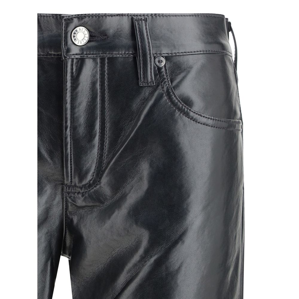 Black Leather Pants