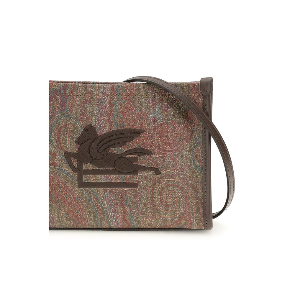 Brown Calf Leather Bos Taurus Clutch Bag