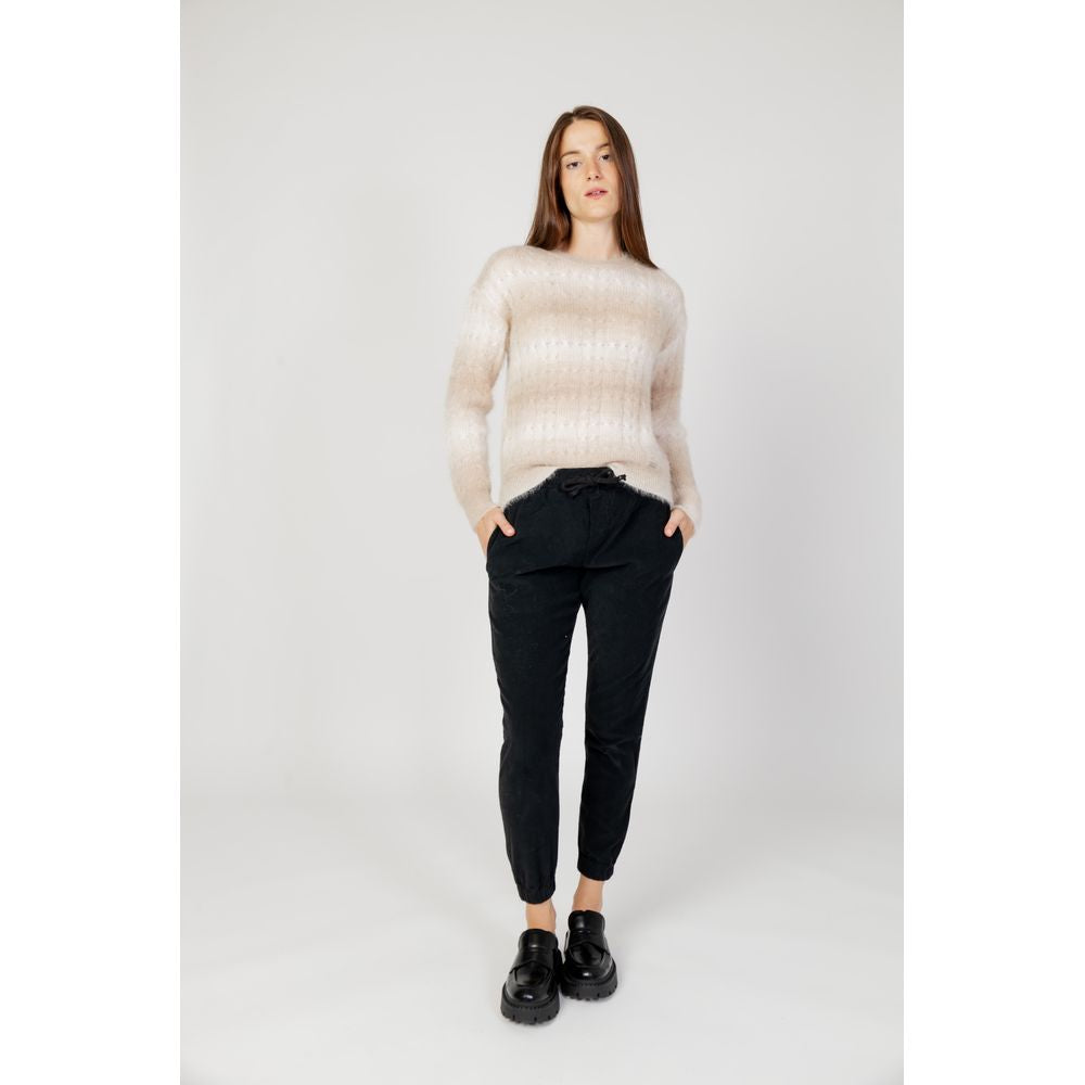 Black Cotton Athletic Pants