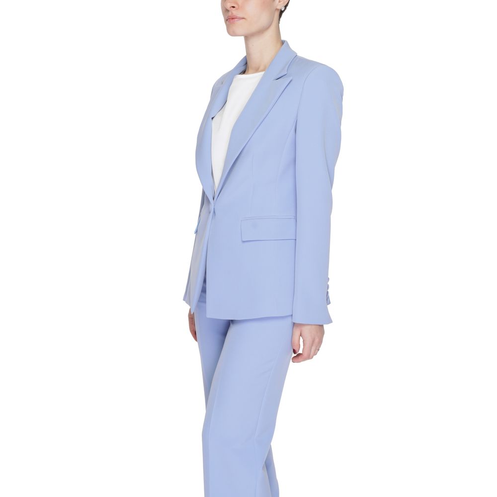 Purple Polyester Blazer