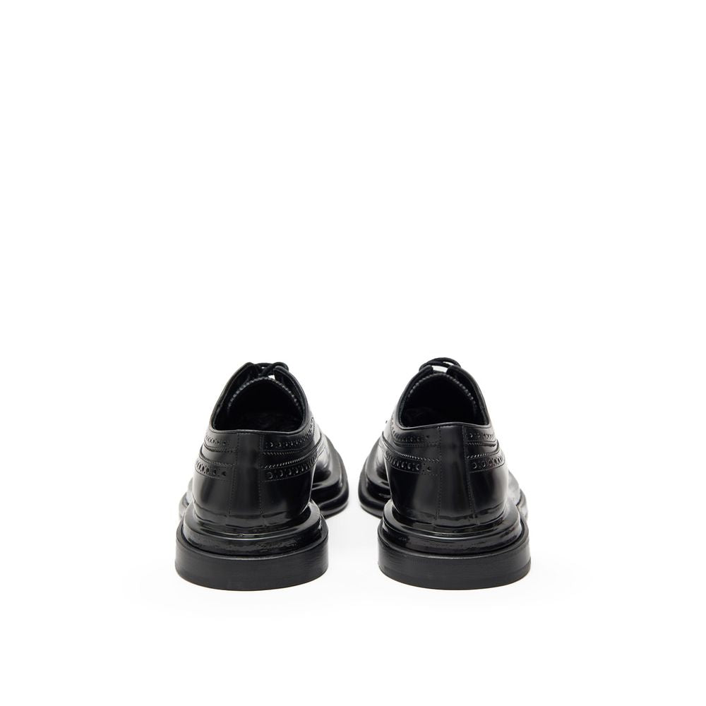 Black Leather Moccassin