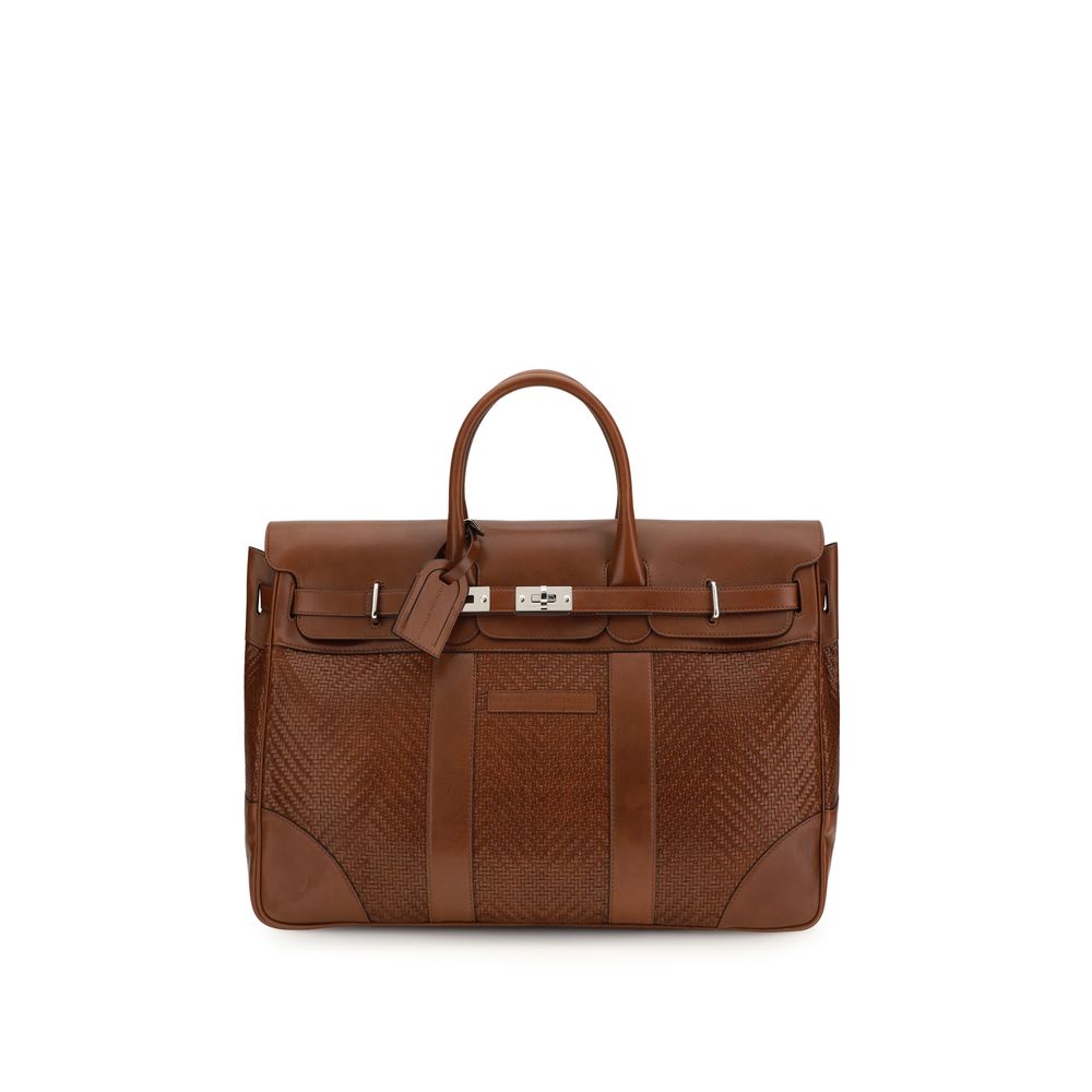 Brown Calf Leather Bos Taurus Backpack