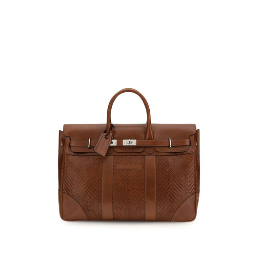 Brown Calf Leather Bos Taurus Backpack