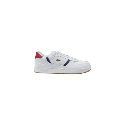 White Leather Low Top Sneakers