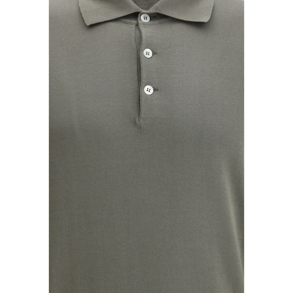 Bicolor Cotton Shortsleeve Shirt