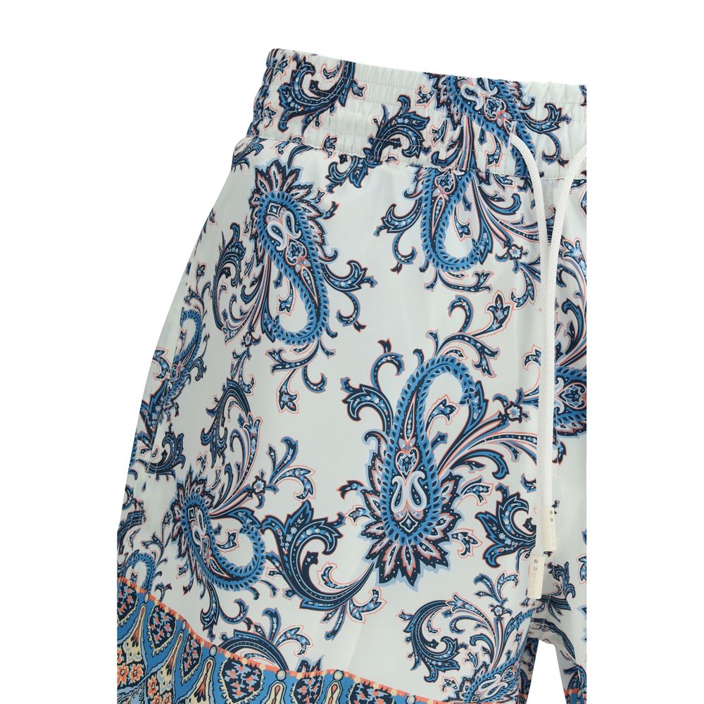 Multicolor Polyester Short And Mini Shorts