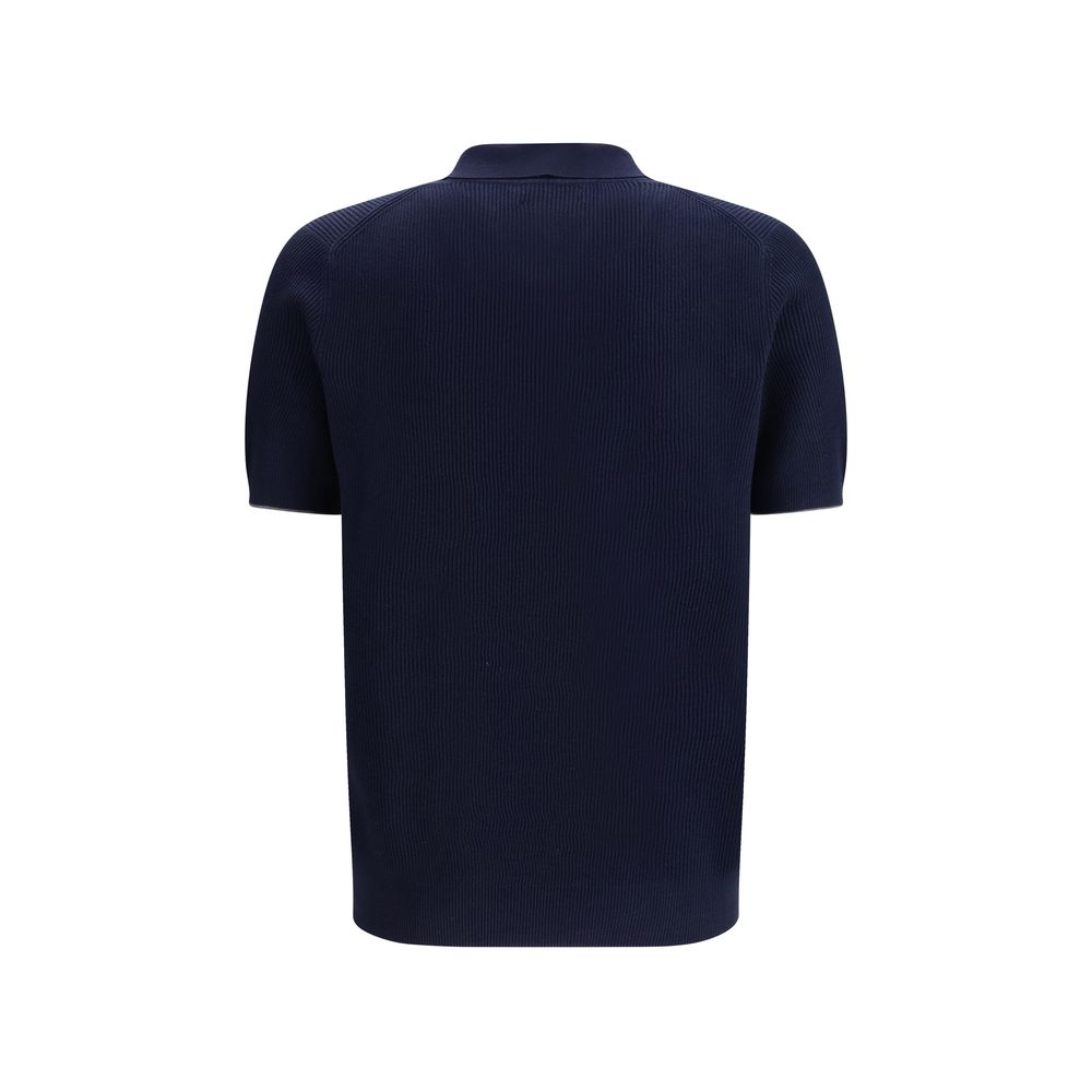Blue Cotton Dress Shirt