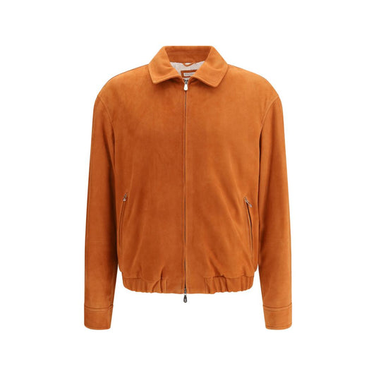 Multicolor Calf Leather Bos Taurus Jackets And Coat