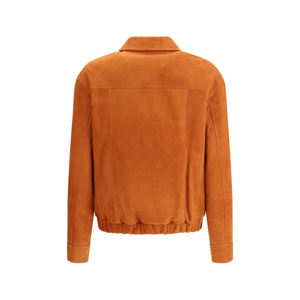 Multicolor Calf Leather Bos Taurus Jackets And Coat