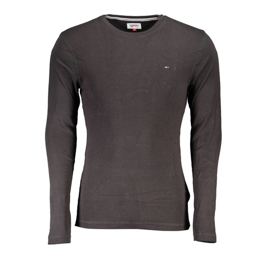 Black Cotton Men's T-Shirt