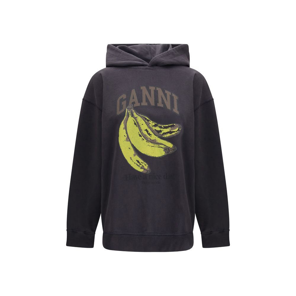 Black Cotton Sweatshirt