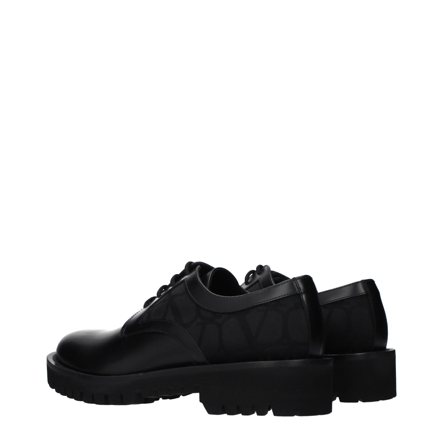 Black Leather Oxfords And Derbies