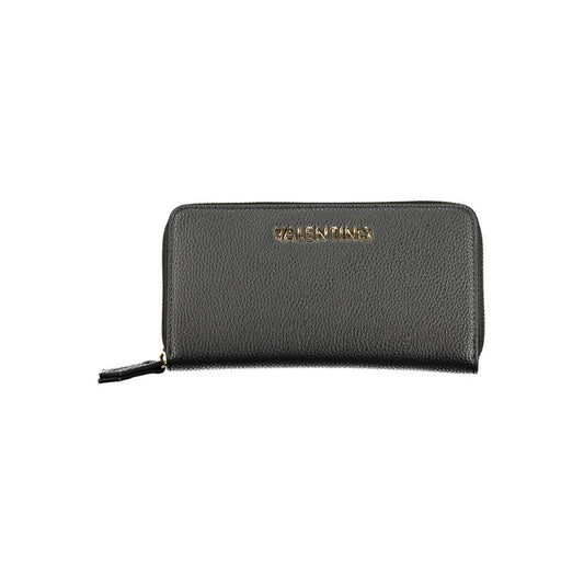 Nero Poliuretano Women Wallet