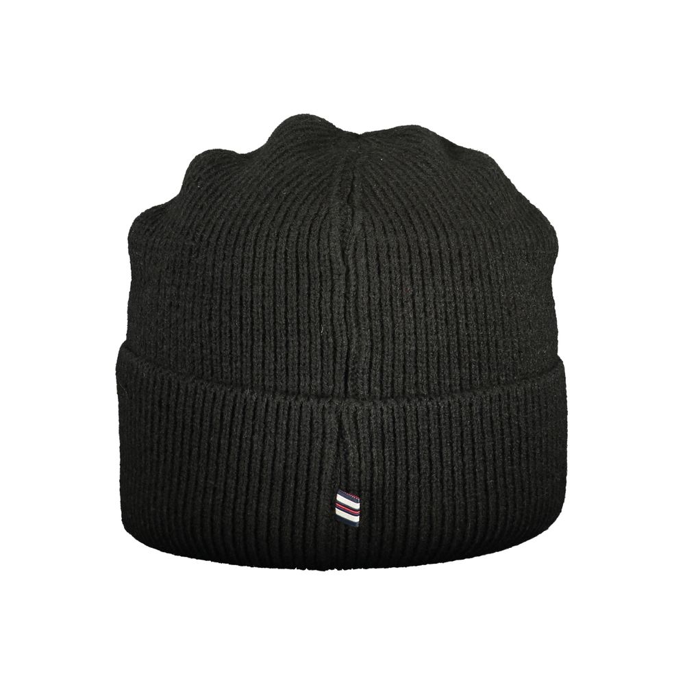 Black Polyacrylic Men Cap