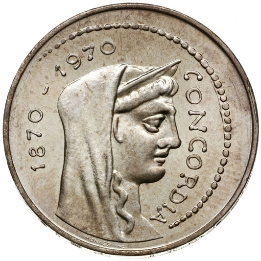 1000 Lire Argento 1970 – 100° Anniversario di Roma Capitale