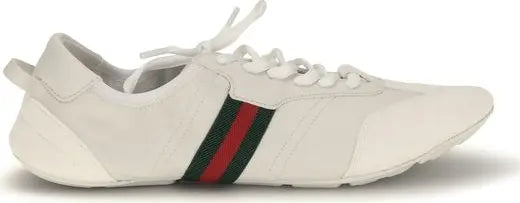 Sneakers basse in pelle bianca
