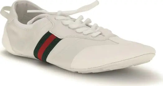 Sneakers basse in pelle bianca
