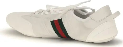Sneakers basse in pelle bianca