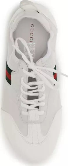 Sneakers basse in pelle bianca